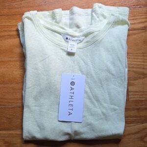 Athleta Getaway Linen Blend Tee